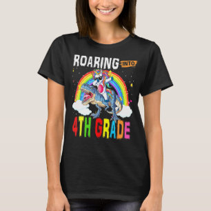 Camiseta Bravo para a Quarta Série Unicórnio Dabbing Montan