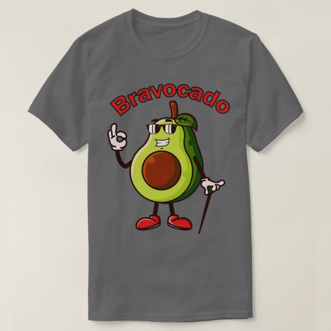 Camiseta Bravocado Funny Avocado Pun 1 (Frente do Design)