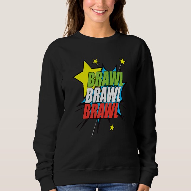 Camiseta Brawl Repetir e Gráfico Estrelas (Frente)