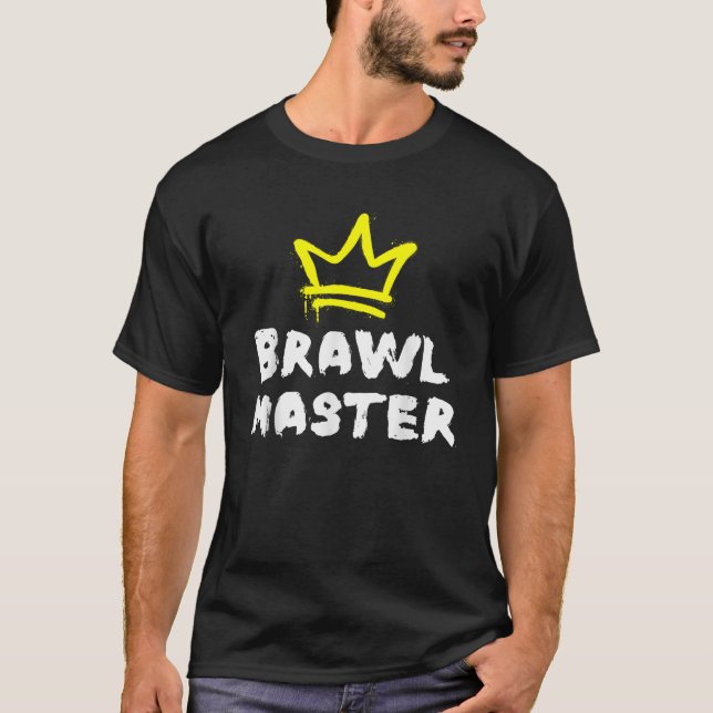 Camiseta Brawler de Brawler do Jogador Mestre Brawler (Frente)