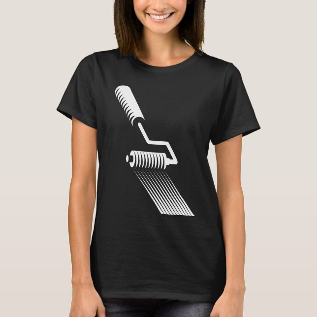 Camiseta brayer, woodcut que printmaking (Frente)