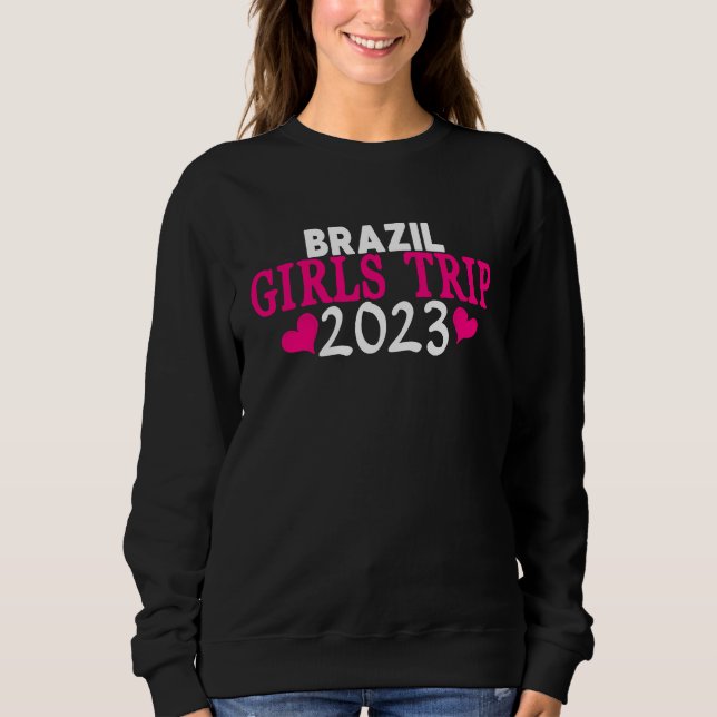 Camiseta Brazil Girls Trip  2023 Women's Bachelorette Party (Frente)
