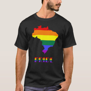 Camiseta Brazil Pride LGBT Gay Pride Month Lesbian Unisex