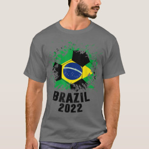 Camiseta Brazil Soccer 2022 Brazilian Flag Soccer