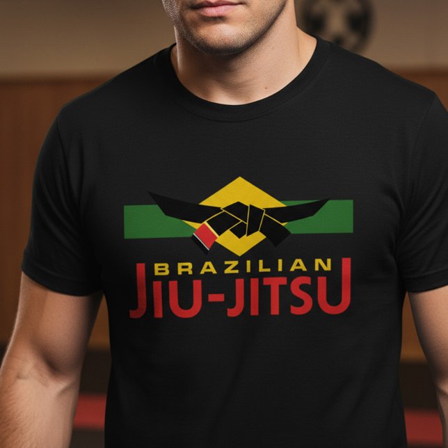 Camiseta Brazilian Jiu-Jitsu BJJ Black Belt (Criador carregado)
