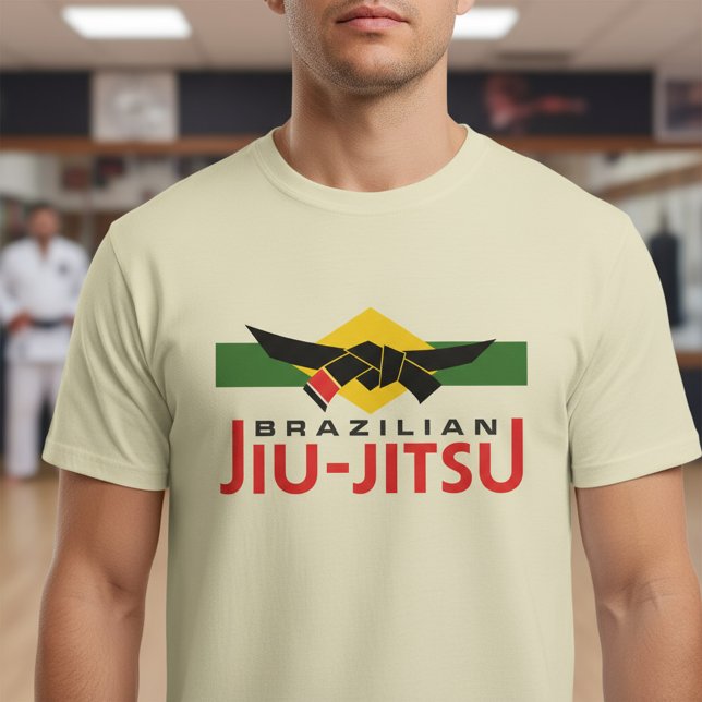 Camiseta Brazilian Jiu-Jitsu BJJ Black Belt (Criador carregado)