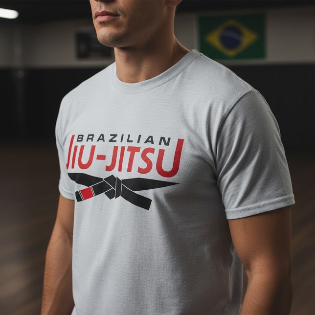 Camiseta Brazilian Jiu-Jitsu BJJ Black Belt (Criador carregado)