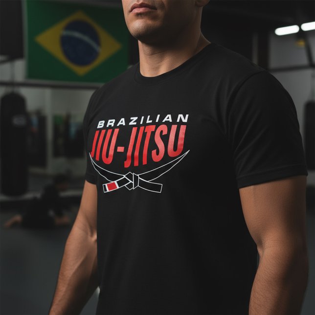 Camiseta Brazilian Jiu-Jitsu BJJ Black Belt (Criador carregado)