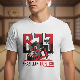 Camiseta Brazilian Jiu-Jitsu Martial Arts