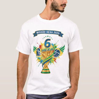 Camiseta Brazil's Road to Hexa: World Cup 2026 Design