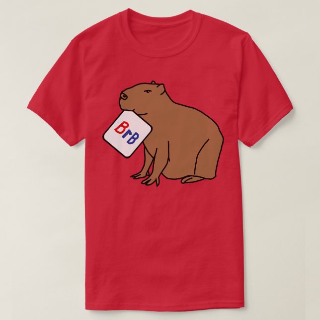 Camiseta BRB Capybara Diz Que Ele Voltará (Frente do Design)