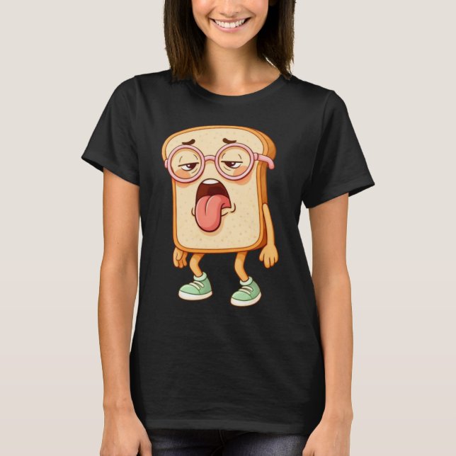 Camiseta Bread Tony Tired Mood – Funny BreadT-Shirt (Frente)