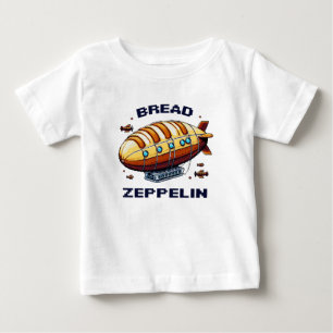 Camiseta Bread Zeppelin - Design da Aeronave de Arte em Pix
