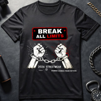 Camiseta Break All Limits | Camiseta Motivacional 