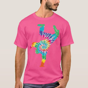 Camiseta Break Dancing Shirt Tie Dye Retro B-Boy Hop Gi