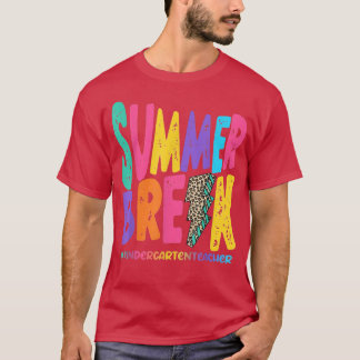 Camiseta Break de Verão - Professor de jardim de infância -