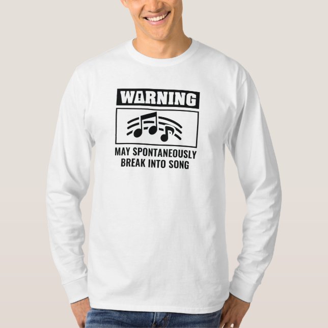 Camiseta Break Into Song (Frente)