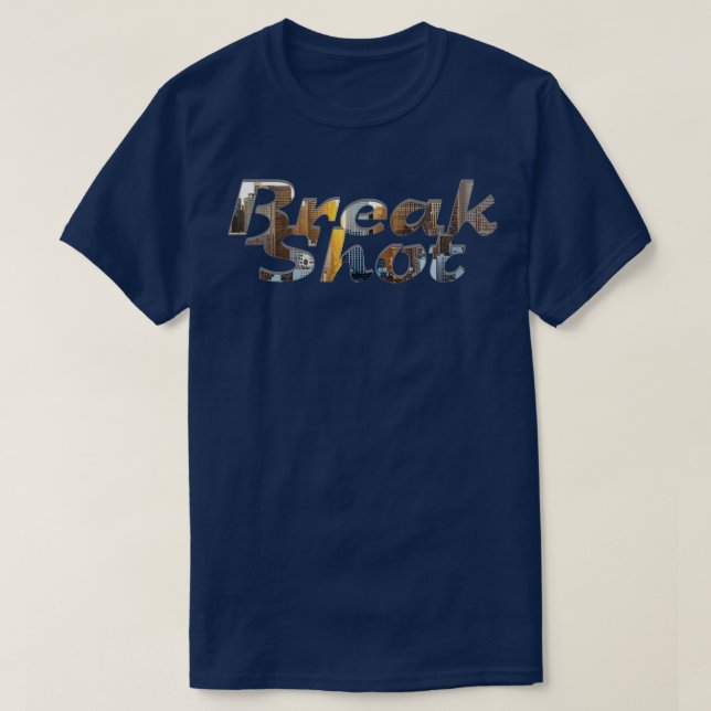 Camiseta Break Shot (Frente do Design)
