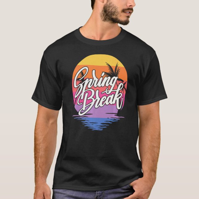 Camiseta Break Squad 2022 Retro Spring Break 2022 (Frente)