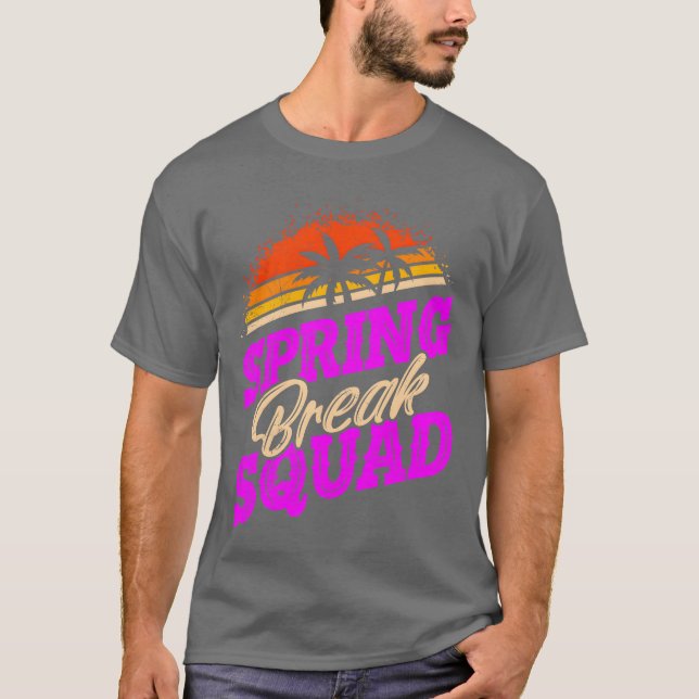 Camiseta Break Squad Férias de Primavera Amigos Break Break (Frente)