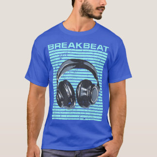 Camiseta Breakbeat with Headphones - Vintage Electronic Dan