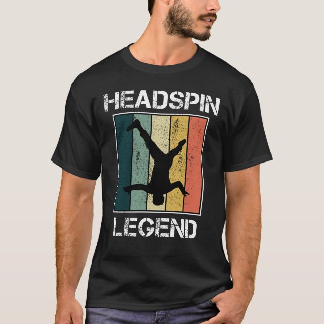 Camiseta Breakdance Breakdançarino Vintage Retro (Frente)