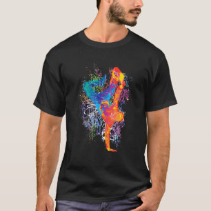 Camiseta Breakdance Colorida Hip Hop B Boying Breakancing