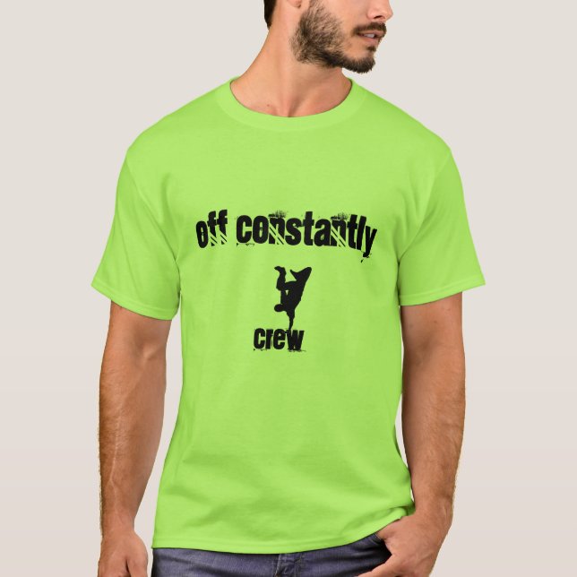 Camiseta breakdance, fora constantemente, grupo (Frente)