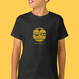 Camiseta Breakdance preto amarelo