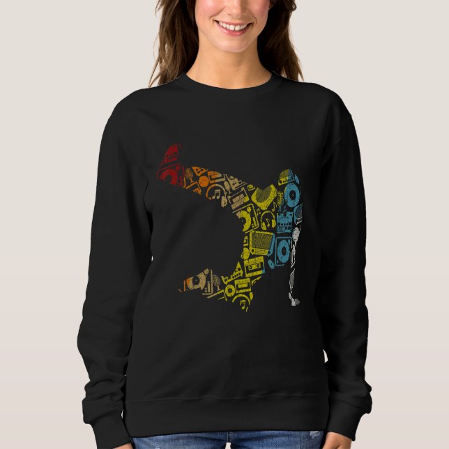 Camiseta Breakdance Sillhouette Street Dance Breakdance 1 (Frente)
