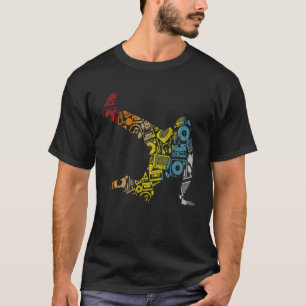 Camiseta Breakdance Sillhouette Street Dance Breakdance 1