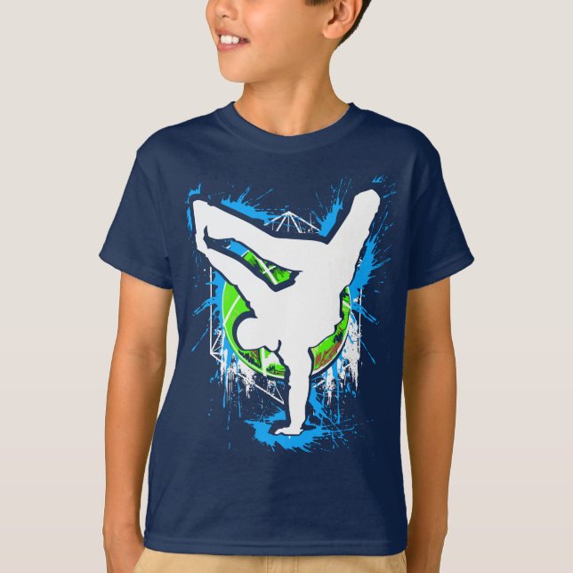 Camiseta Breakdancer - Break Dancing T Shirt (Frente)