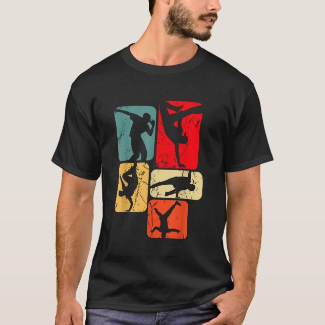 Camiseta Breakdancer Breakdancing Kids Men (Frente)
