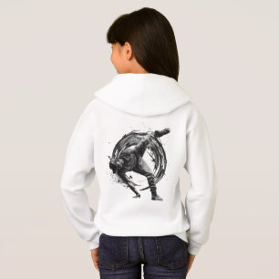 Camiseta Breakdancer em ação, no estilo de splatter de tint