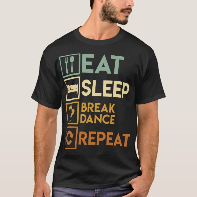 Camiseta Breakdancer S2 Breakdancing (105) (Frente)