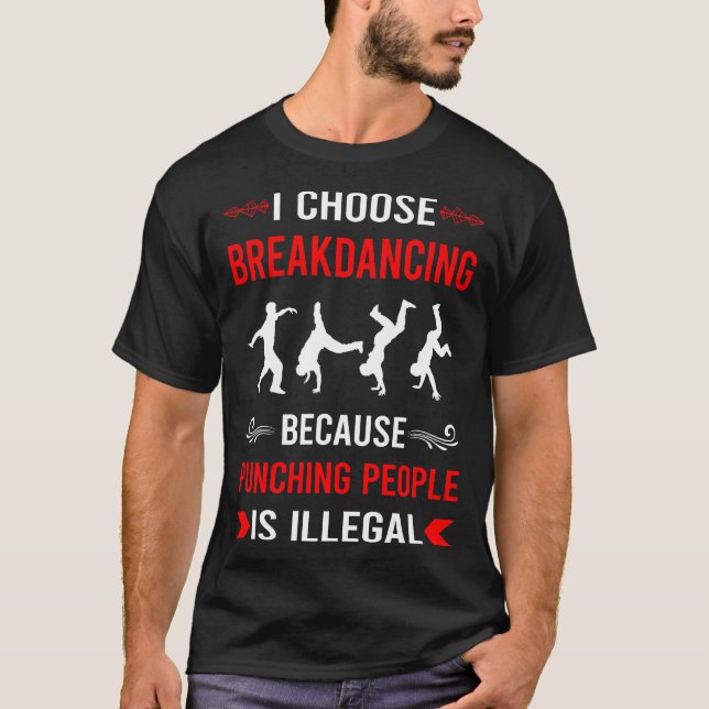 Camiseta Breakdancing Breakdance Breakdancer Dança de Break (Frente)