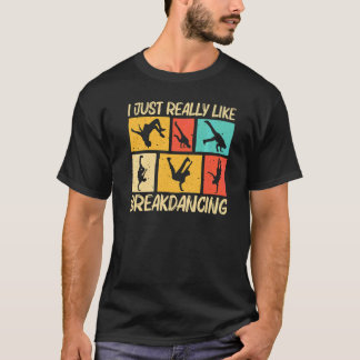 Camiseta Breakdancing Legal Para Homens Mulheres Dança Hip 