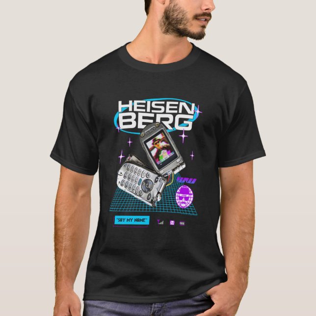 Camiseta Breaking Bad Heisenberg Celular Quebrado Y2K Retro (Frente)