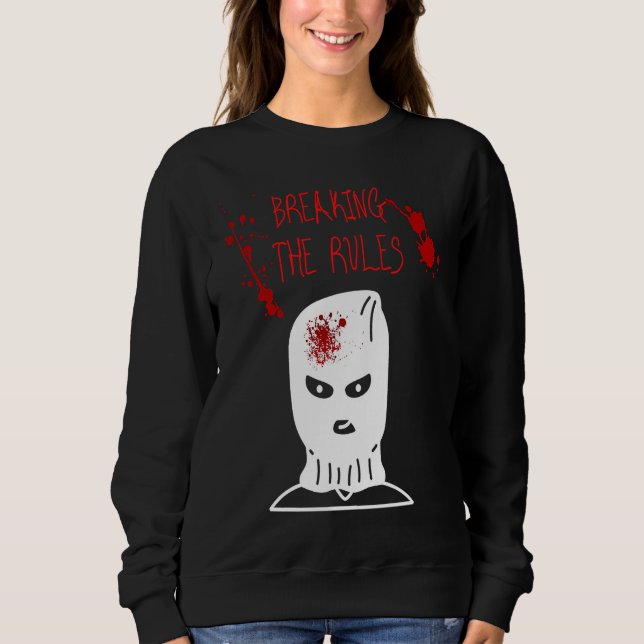 Camiseta Breaking the Rules Gangster Criminal Ganove Revolu (Frente)