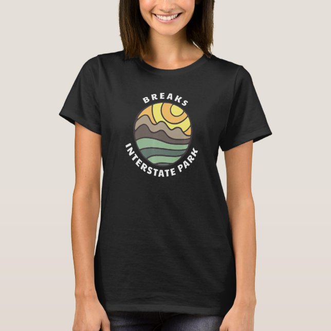 Camiseta Breaks Interstate Park Kentucky KY Vacation Souven (Frente)
