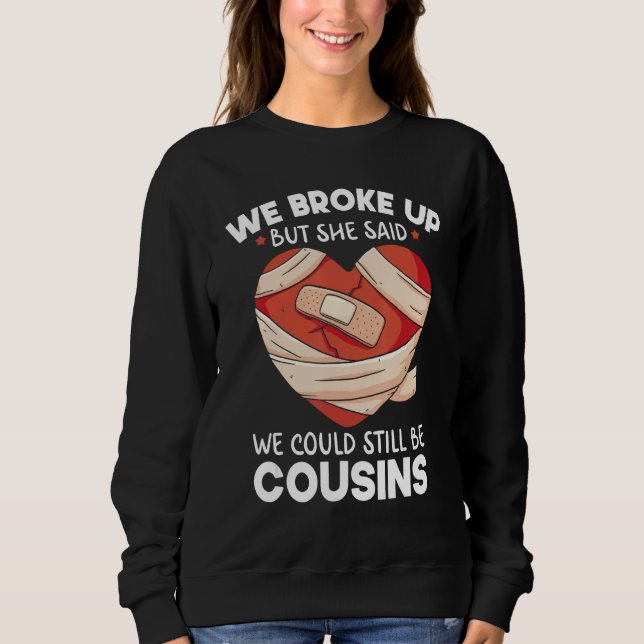 Camiseta Breakup Cousins Relationship Trailer Park Gag (Frente)
