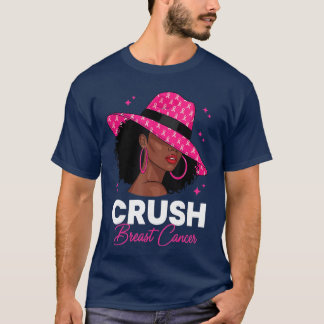 Camiseta Breast Cancer Awareness African American Afro Wome