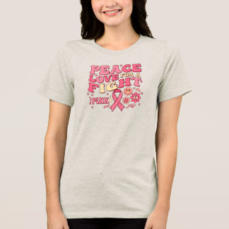 Camiseta Breast Cancer Awareness / Paz Amor Lucha