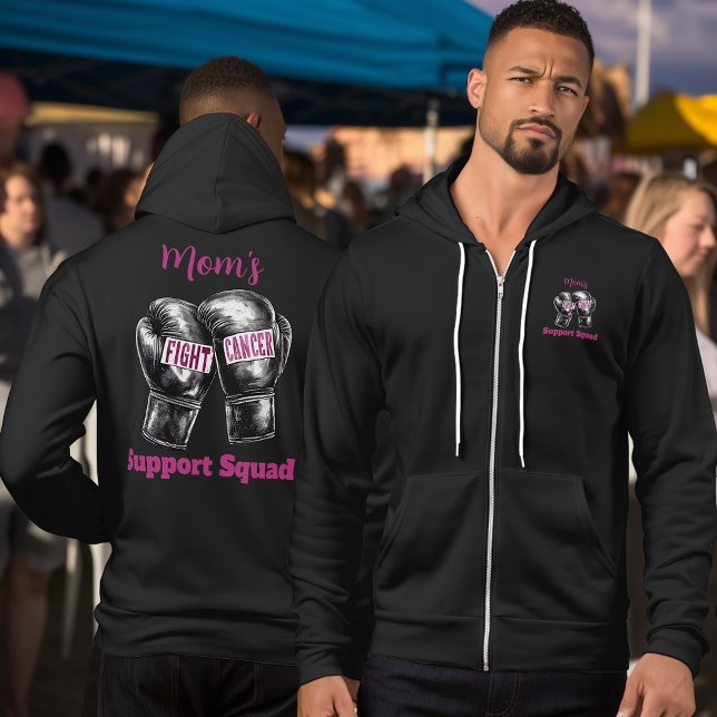 Camiseta Breast Cancer Fighter Support Squad (Criador carregado)