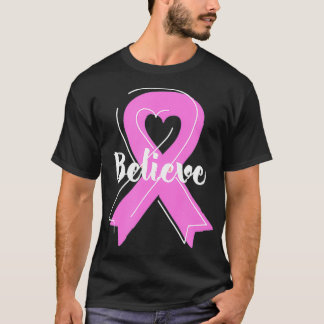 Camiseta Breast Cancer Warrior Awareness Pink Ribbon Suppor