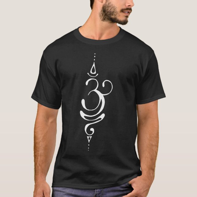 Camiseta Breathe - Símbolo Meditação Yoga (Frente)