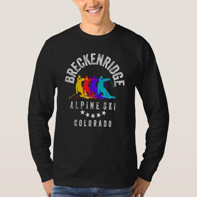 Camiseta Breckenridge Colorado Legal Breck Co Skier & Snowb (Frente)