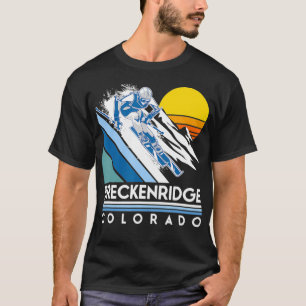 Camiseta Breckenridge Colorado Retro Ski