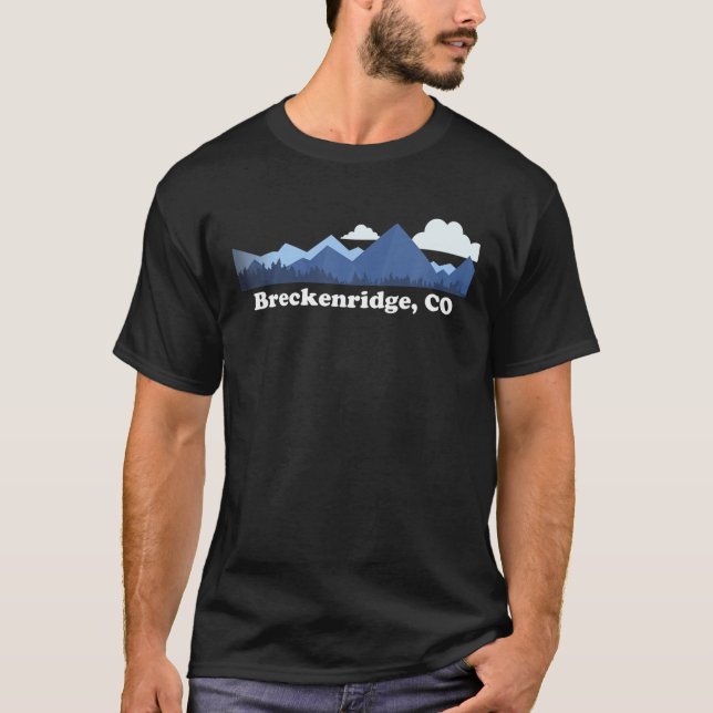 Camiseta Breckenridge Colorado Rocky Mountains CO Souvenir (Frente)