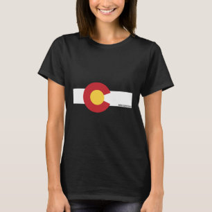 Camiseta Breckenridge Colorado X Co Flag